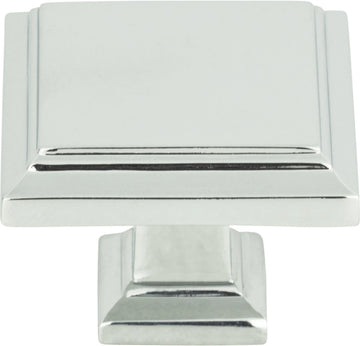 Sutton Place Square Knob 1 1/4'' Polished Chrome 289-CH