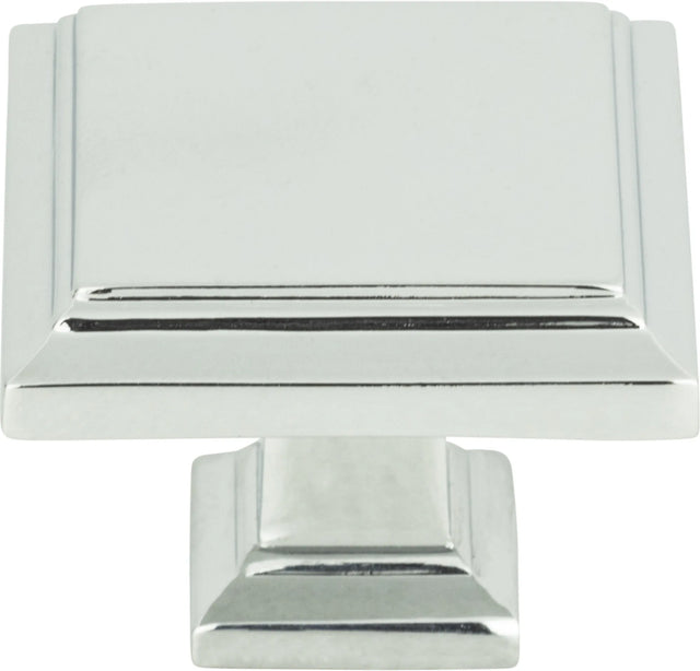 Sutton Place Square Knob 1 1/4'' Polished Chrome 289-CH