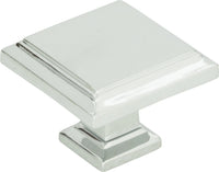 Sutton Place Square Knob 1 1/4'' Polished Chrome 289-CH
