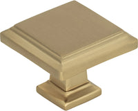 Sutton Place Square Knob 1 1/4'' Champagne 289-CM