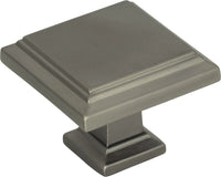 Sutton Place Square Knob 1 1/4'' Slate 289-SL