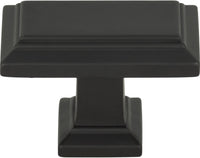 Sutton Place Rectangle Knob 1 7/16'' Modern Bronze 290-MB