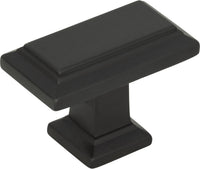 Sutton Place Rectangle Knob 1 7/16'' Modern Bronze 290-MB
