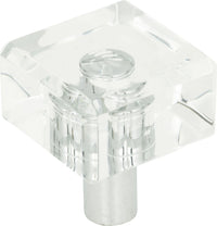 Optimism Square Knob 1 1/4'' Polished Chrome 3145-CH