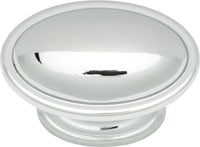 Austen Oval Knob 1 5/16'' Polished Chrome 316-CH
