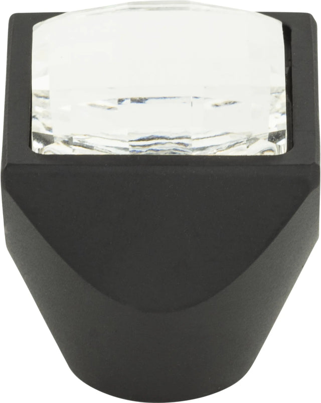 Crystal Large Square Knob 1''