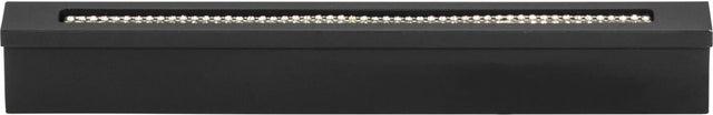 Crystal Bar Inset Thin Pull 3 3/4'' cc Matte Black 3201-BL