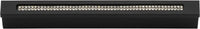 Crystal Bar Inset Thin Pull 3 3/4'' cc Matte Black 3201-BL