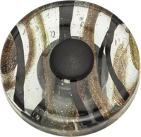 Dream Glass Milky Way Glass Round Knob 1 1/2'' Aged Bronze 3206-O