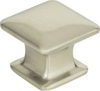 Alcott Square Knob 1 1/4'' Brushed Nickel 322-BRN