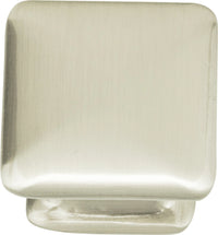 Alcott Square Knob 1 1/4'' Brushed Nickel 322-BRN