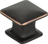 Alcott Square Knob 1 1/4'' Venetian Bronze 322-VB