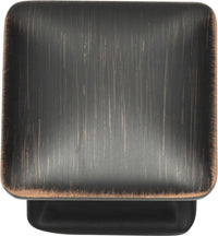 Alcott Square Knob 1 1/4'' Venetian Bronze 322-VB
