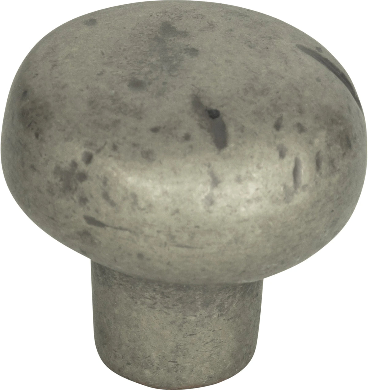 Distressed Round Knob 1 3/8'' Pewter 331-P
