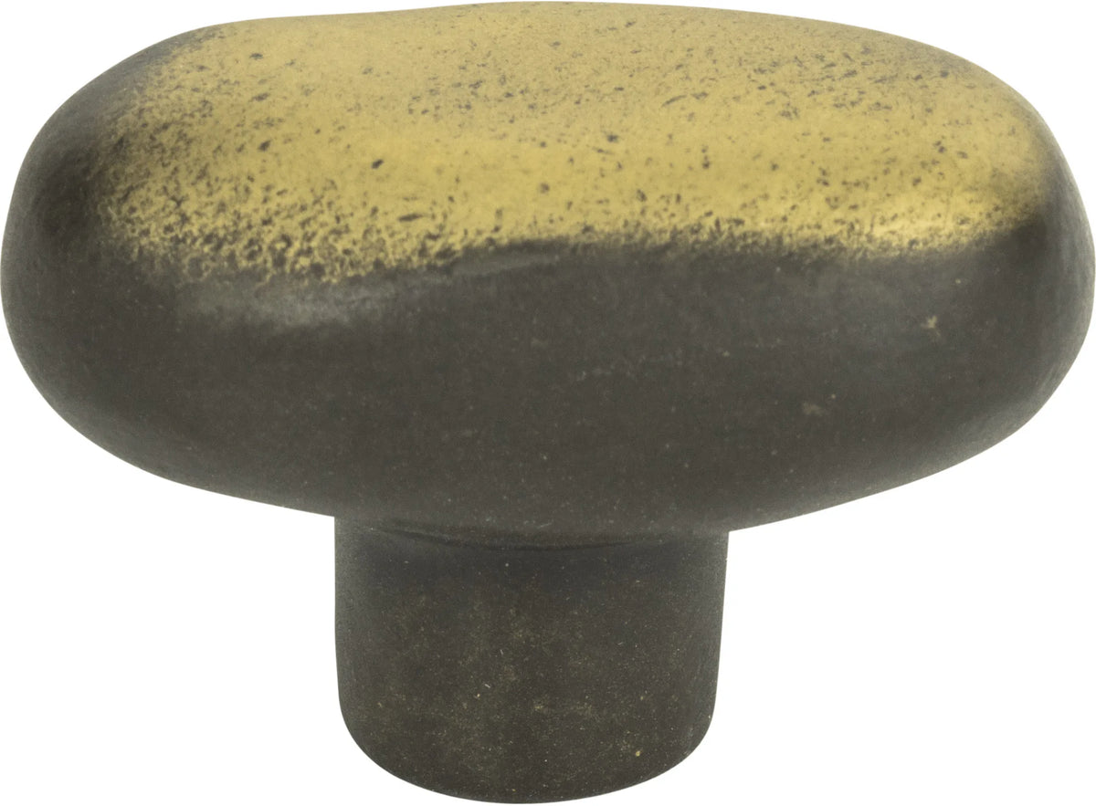 Distressed Oval Knob 1 11/16''