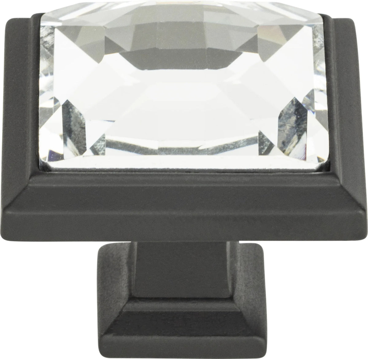 Crystal Legacy Square Knob 1 5/16''