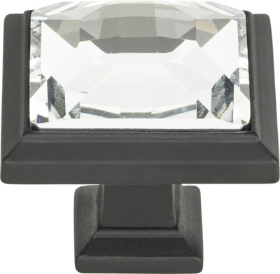 Crystal Legacy Square Knob 1 5/16''
