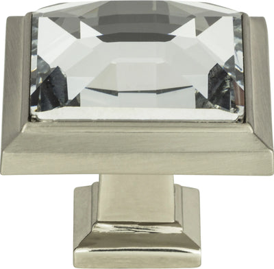 Crystal Legacy Square Knob 1 5/16''