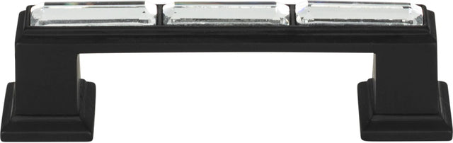 Crystal Legacy Pull 3'' cc Matte Black 341-BL