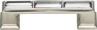 Crystal Legacy Pull 3'' cc Brushed Nickel 341-BRN