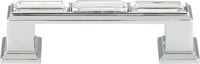 Crystal Legacy Pull 3'' cc Polished Chrome 341-CH