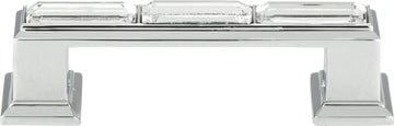 Crystal Legacy Pull 3'' cc Polished Chrome 341-CH