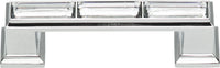Crystal Legacy Pull 3'' cc Polished Chrome 341-CH
