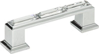 Crystal Legacy Pull 3'' cc Polished Chrome 341-CH