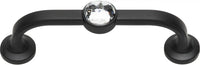 Crystal Legacy Bracelet Pull 3'' cc Matte Black 344-BL