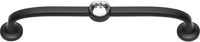 Crystal Legacy Bracelet Pull 5 1/16'' cc Matte Black 345-BL