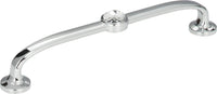 Crystal Legacy Bracelet Pull 5 1/16'' cc Polished Chrome 345-CH