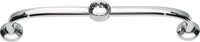 Crystal Legacy Bracelet Pull 5 1/16'' cc Polished Chrome 345-CH