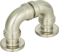 Steam Punk Finger Pull 1 5/16'' cc Brushed Nickel 366-BRN