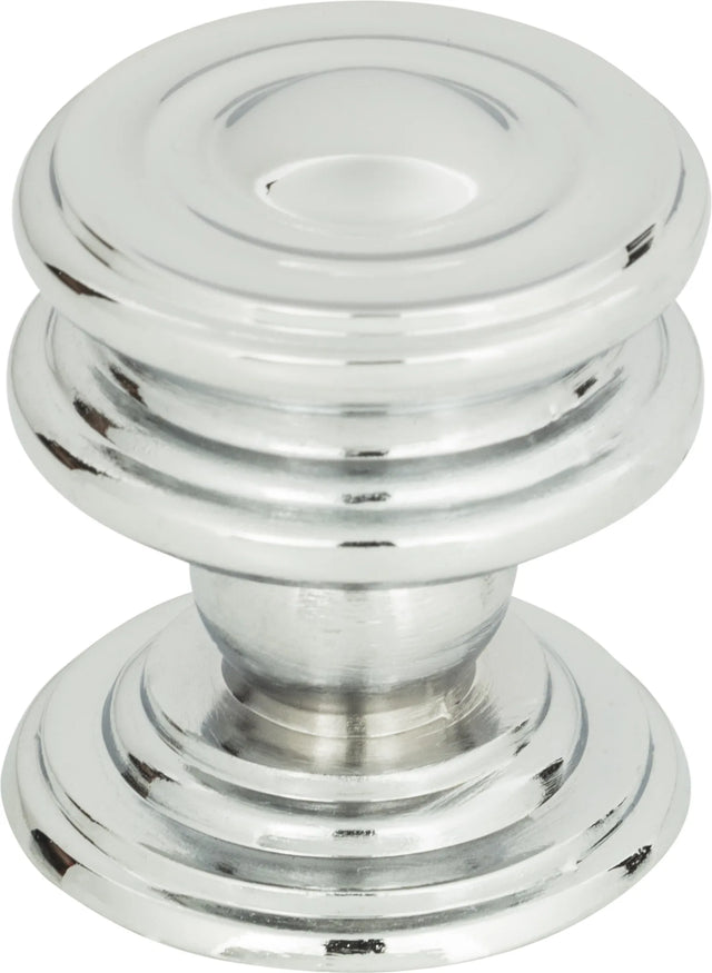 Campaign Round Knob 1 1/4'' Polished Chrome 376-CH