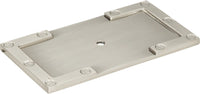 Campaign L-Bracket Backplate 3 11/16'' Brushed Nickel 378-BRN