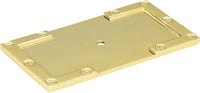 Campaign L-Bracket Backplate 3 11/16'' Polished Brass 378-PB