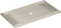 Campaign Rope Backplate 3 11/16'' Brushed Nickel 379-BRN