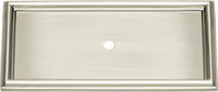 Campaign Rope Backplate 3 11/16'' Brushed Nickel 379-BRN