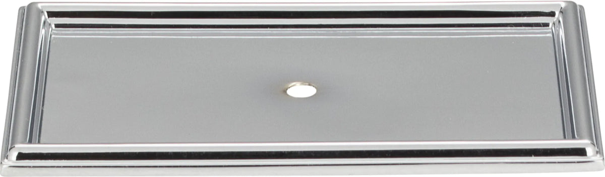 Campaign Rope Backplate 3 11/16'' Polished Chrome 379-CH
