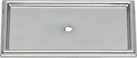 Campaign Rope Backplate 3 11/16'' Polished Chrome 379-CH