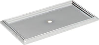 Campaign Rope Backplate 3 11/16'' Polished Chrome 379-CH