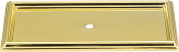 Campaign Rope Backplate 3 11/16'' Polished Brass 379-PB