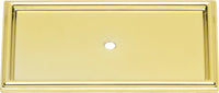 Campaign Rope Backplate 3 11/16'' Polished Brass 379-PB