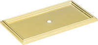 Campaign Rope Backplate 3 11/16'' Polished Brass 379-PB