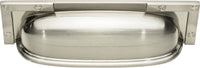 Campaign L-Bracket Cup Pull 3 3/4'' cc Brushed Nickel 382-BRN
