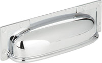 Campaign L-Bracket Cup Pull 3 3/4'' cc Polished Chrome 382-CH