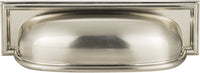 Campaign Rope Cup Pull 3 3/4'' cc Brushed Nickel 383-BRN