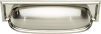 Campaign Rope Cup Pull 3 3/4'' cc Brushed Nickel 383-BRN