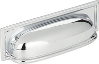 Campaign Rope Cup Pull 3 3/4'' cc Polished Chrome 383-CH