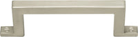 Campaign Bar Pull 3'' cc Brushed Nickel 384-BRN